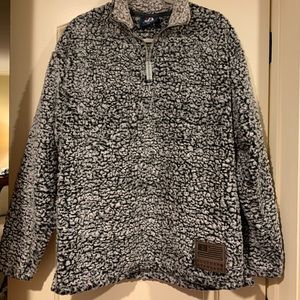 Southern standard medium grey Sherpa hoodie